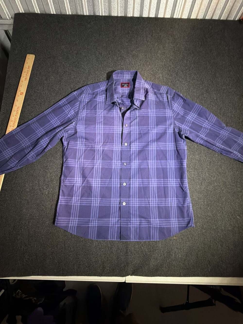 UNTUCKit Men's Wrinkle-Free Blue Plaid Long Sleeve Button-Down Shirt
12-0163
